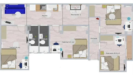 Rooms in Granada - photo 9