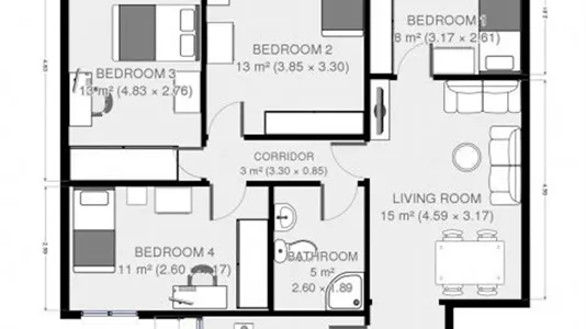 Apartments in Alcorcón - photo 10