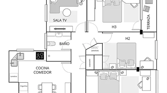 Rooms in Bilbao - photo 10