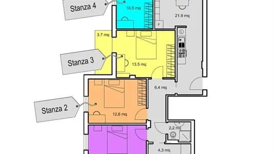 Rooms in Verona - photo 10