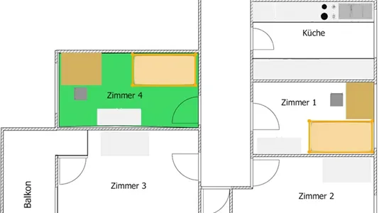 Rooms in Berlin Charlottenburg-Wilmersdorf - photo 9