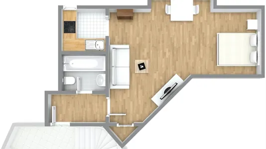 Apartments in Cologne Innenstadt - photo 1