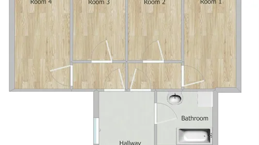 Rooms in Vienna Brigittenau - photo 1