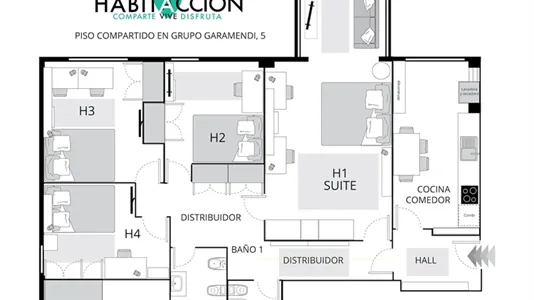 Rooms in Bilbao - photo 9