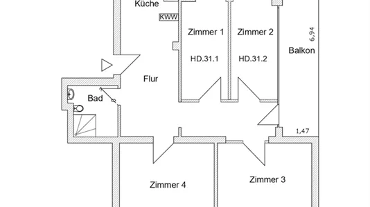 Rooms in Berlin Charlottenburg-Wilmersdorf - photo 8