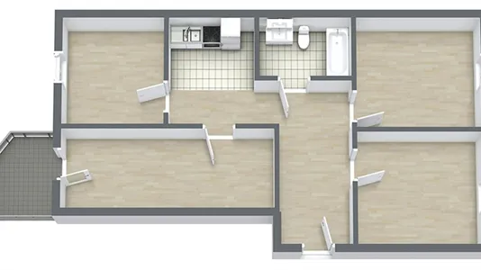 Rooms in Berlin Mitte - photo 9