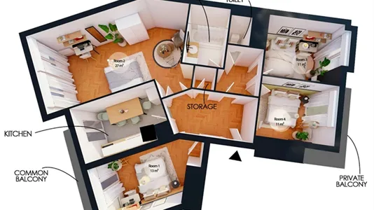 Rooms in Saint-Denis - photo 8