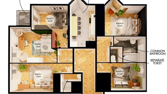 Rooms in Nanterre - photo 8