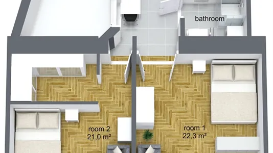 Rooms in Wien Neubau - photo 6