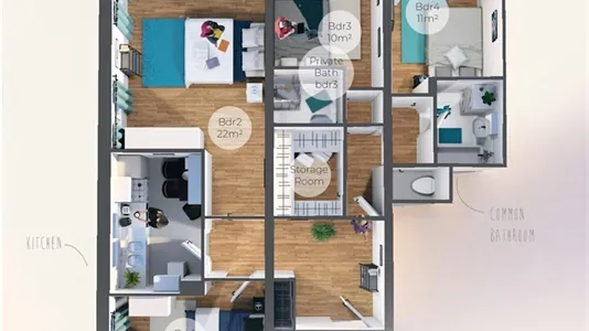 Rooms in Paris 20ème arrondissement - photo 10