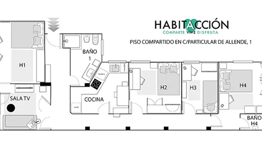 Rooms in Bilbao - photo 5