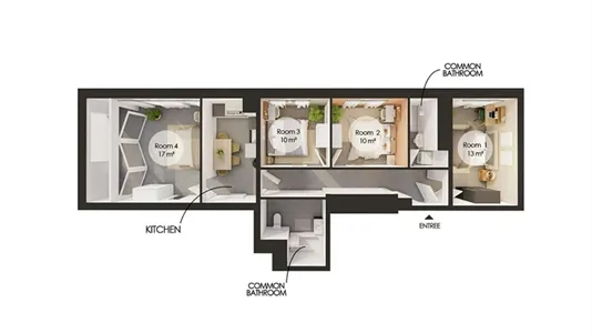 Rooms in Paris 19ème arrondissement - photo 5