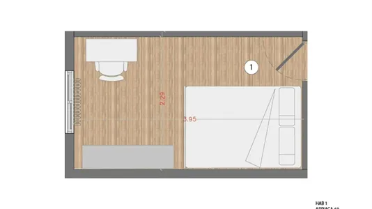 Rooms in Madrid Ciudad Lineal - photo 6