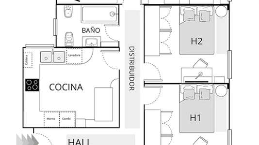 Rooms in Bilbao - photo 6