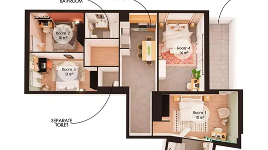 Rooms in Strasbourg - photo 8