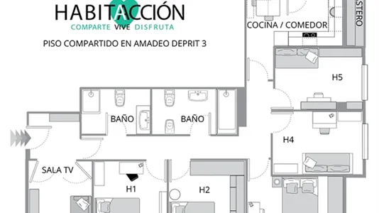 Rooms in Bilbao - photo 8