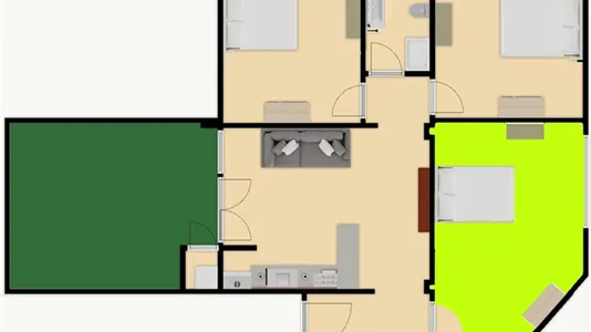 Rooms in Bologna - photo 4