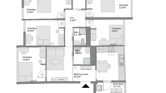 Rooms in Bordeaux - photo 9