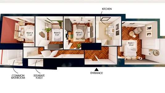 Rooms in Saint-Denis - photo 7