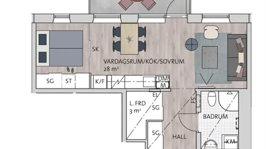 Apartments in Askim-Frölunda-Högsbo - photo 7