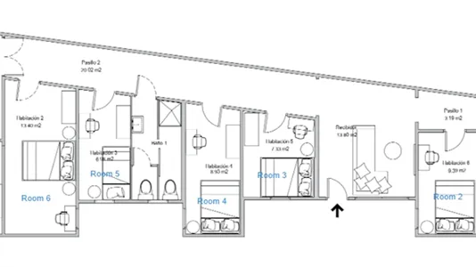 Rooms in Barcelona Eixample - photo 4