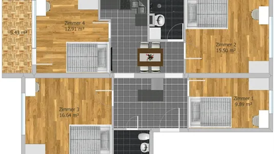 Rooms in Munich Moosach - photo 8