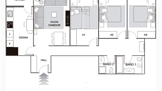 Rooms in Bilbao - photo 9