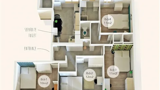 Rooms in Lyon - photo 7