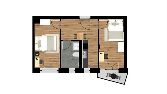 Rooms in Berlin Mitte - photo 4