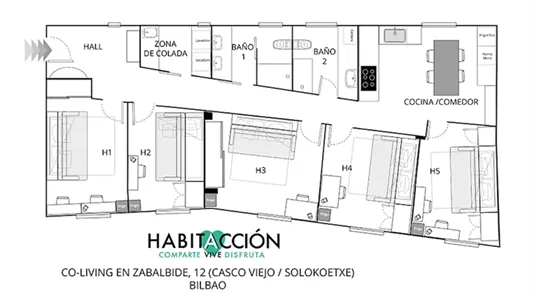 Rooms in Bilbao - photo 7