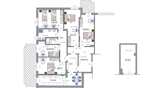 Rooms in Padua - photo 1