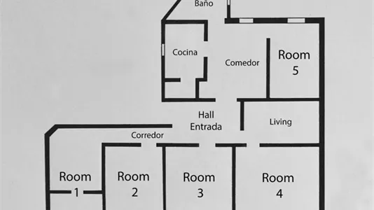 Rooms in Barcelona Ciutat Vella - photo 1