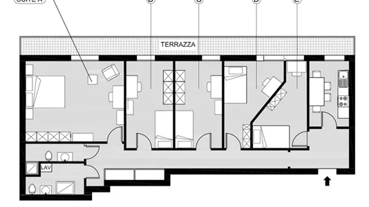 Rooms in Padua - photo 6