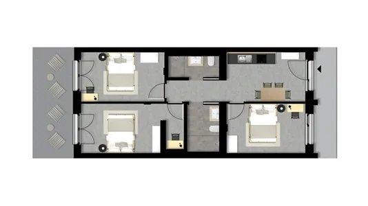 Rooms in Berlin Mitte - photo 4