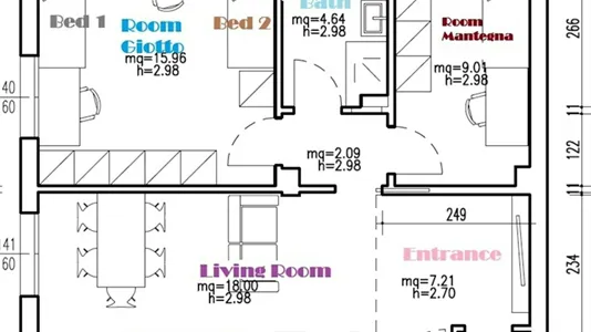 Rooms in Padua - photo 1