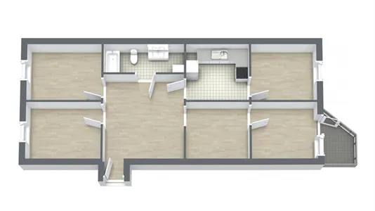 Rooms in Berlin Mitte - photo 8