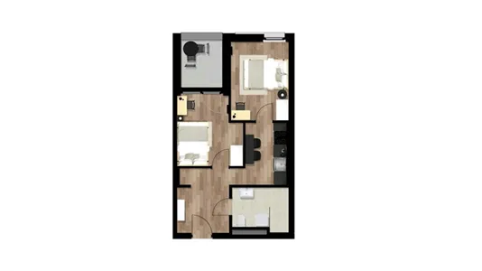 Rooms in Graz - photo 8