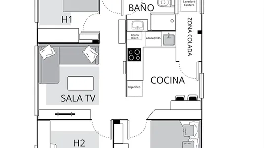 Rooms in Bilbao - photo 6