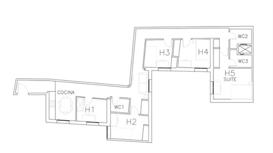 Rooms in Madrid Centro - photo 8