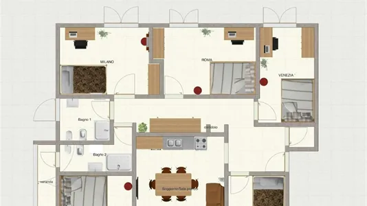 Rooms in Padua - photo 6