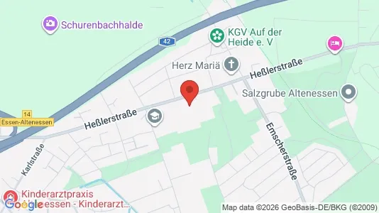 Apartments for rent i Essen - kort over placeringen