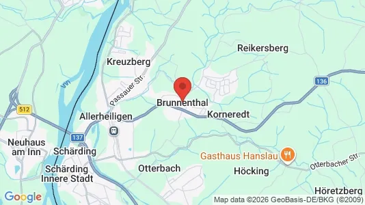 Apartments for rent i Brunnenthal - kort over placeringen