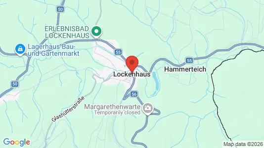 Apartments for rent i Lockenhaus - kort over placeringen