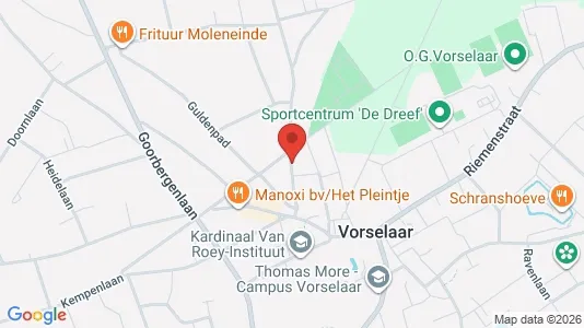 Apartments for rent i Vorselaar - kort over placeringen
