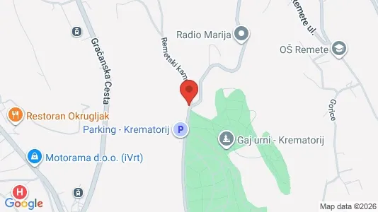 Apartments for rent i Sljeme (Medvednica-Tomislavac) - kort over placeringen