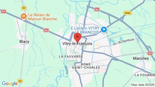 Apartments for rent in Vitry-le-François - Photo from Google Street View