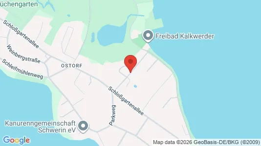 Apartments for rent i Schwerin - kort over placeringen