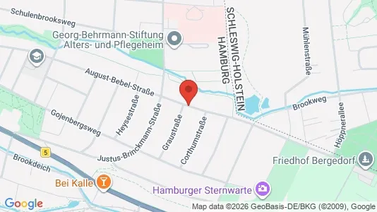 Apartments for rent i Hamburg Bergedorf - kort over placeringen
