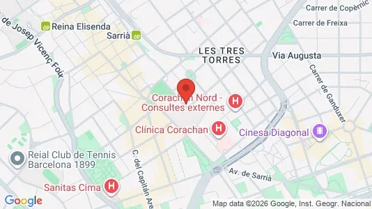 Apartments for rent in Barcelona Sarrià-St. Gervasi - Photo from Google Street View