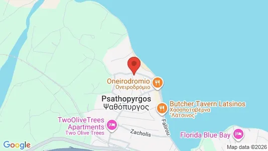 Apartments for rent i Patras - kort over placeringen